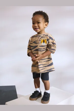 Next Short Sleeve T-Shirt & Cycling Shorts Set (3mths-7yrs)116122cm