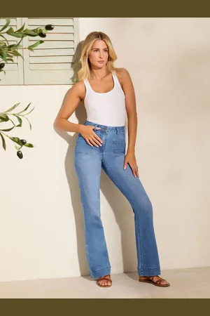 Friends Like These Høj talje Pocket Flare Jeans44