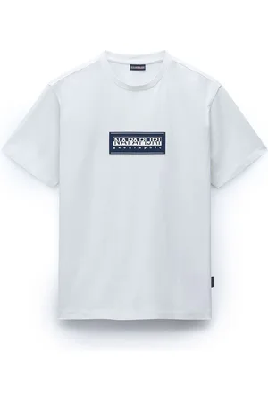 Napapijri 100% Cotton Box Short Sleeve White T-Shirtxlarge