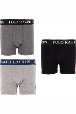 Ralph Lauren Boys Bomuld Stræk Logo Boxers 5 PakkeS