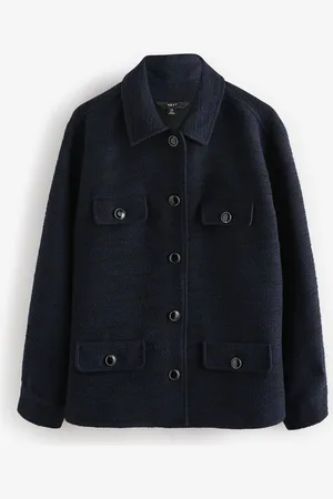 Next Boucle Button Up Shacket32 Petite