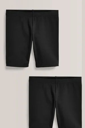 Next 2 Pack Cotton Rich Stræk cykelshorts (3-16år)15 år (170cm)