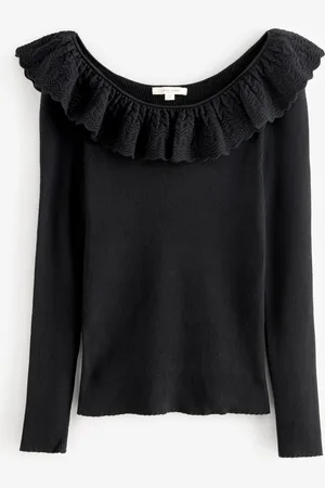 Laura Ashley Frill Strik Rib Top44