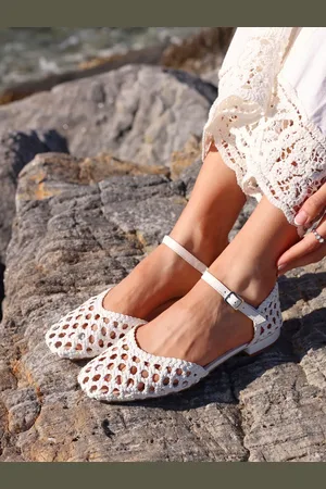 Linzi Suki Handwoven Low Block Court Heelseu42
