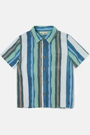 Angel & Rocket Kai Painted Stripe 100% Cotton Shirt5 år (110cm)