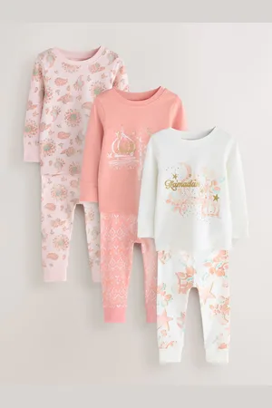 Next 100% Bomuld Eid Putte Pyjamas 3 Pakke (9mdr.-12år)116122cm