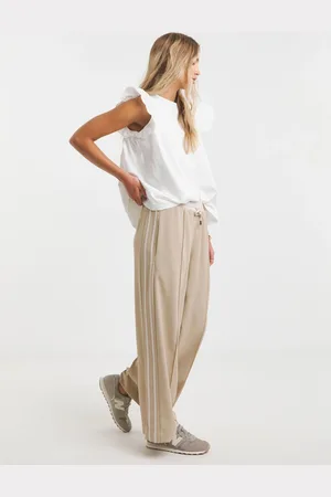 Simply Be Boxer Detail Wide Leg Trousers52