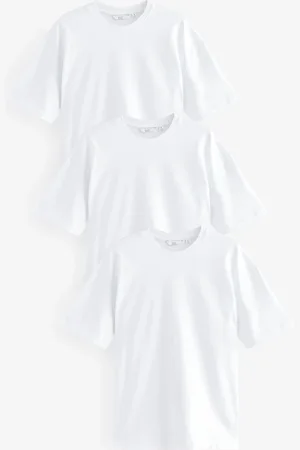 Next Heavyweight 100% Cotton T-Shirts 3 PackXL