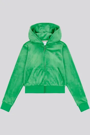 Juicy Couture Diamanté Zip Through Hættetrøje122128cm