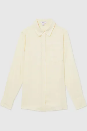 Reiss Belle Linen Button-Through Shirt42