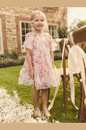 Next 3D Floral Organza Party Dress (3-16yrs)110116cm