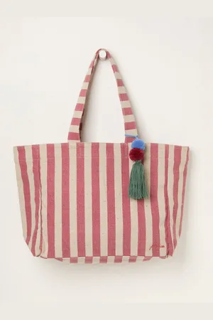 Fat Face FatFace Striped Beach 100% Cotton Bagen
