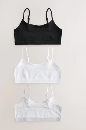 Next Strappy Crop Tops 3 -pakke (5-16år)122128cm
