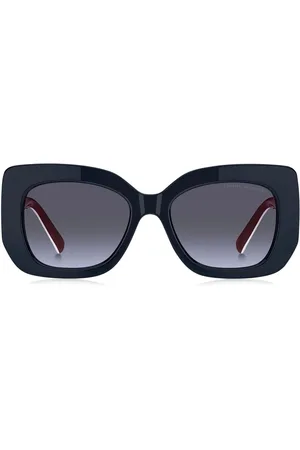 Tommy Hilfiger Rectangular Sunglasses With Burgandy InnerEn