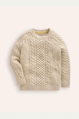 Boden Heritage Cable Jumper8 - 9 år (128 - 134cm)