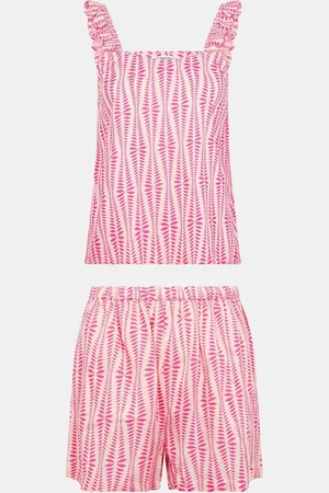 Accessorize Ikat Frill Short Pyjamas Setlarge