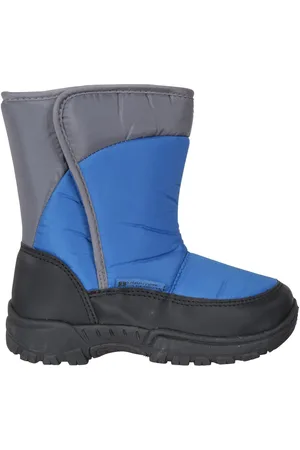 Mountain Warehouse Caribou Kids Single Stribet Sherpa Lined Adaptive Snow Støvler