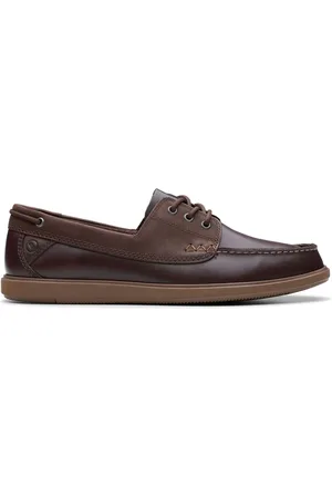 Clarks Bratton Leather Boat Shoesuk6eu39