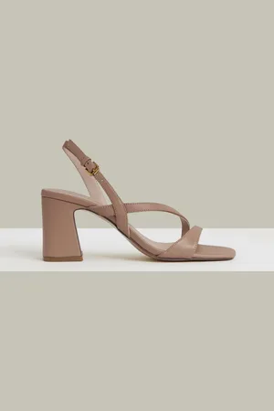 Reiss Alice Strappy læderhælede sandaler
