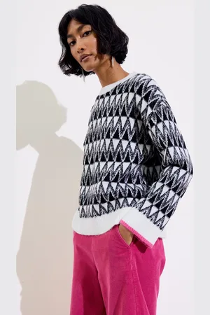 Oliver Bonas Zig Zag Strikket Trøje34