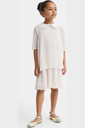 Reiss Nadia Plisseret krave Tiered Kjole7 - 8 år (122 - 128cm)