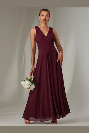 Jolie Moi Cora Sleeveless Chiffon Maxi Dress42
