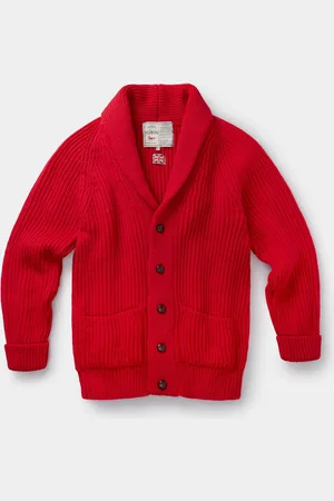 Aubin Earl sjalkrave uld Cardiganlarge