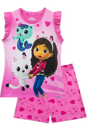 Character Karakter Gabbys Dollhouse Kort Pyjamas4 - 5 år (104 - 110cm)
