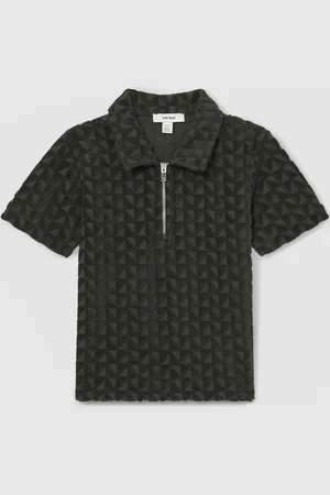 Reiss Jackson Textured Towelling Polo Shirt116122cm