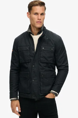 Superdry 100% Cotton Merchant Wax JakkeXL
