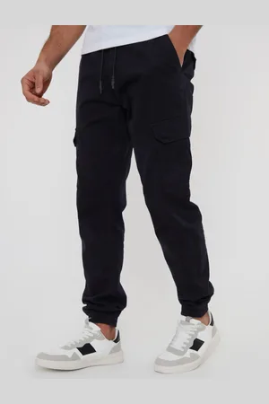Threadbare Cotton Jogger Style Cargo Trousers With StretchL