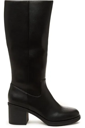 Rocket Dog Stanley Grinnel PU Tall Black Boots