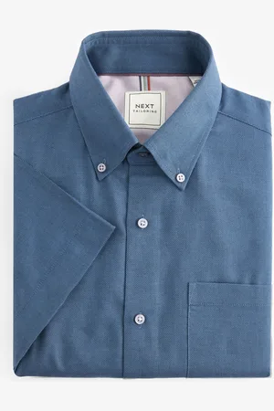 Next Short Sleeve Linen Blend Shirt4XL