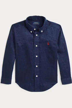 Ralph Lauren Drenge Hør Skjorter7 år (122cm)