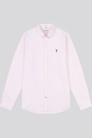 U.S. Polo Assn. U. S. Polo Assn. Mens Oxford Stripe 100% Cotton ShirtStor