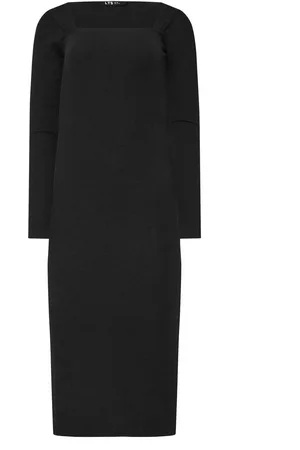 Long Tall Sally Square Neck Bodycon Midi Kjole36 Høj