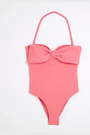 River Island Bow Bandeau Swimsuit42