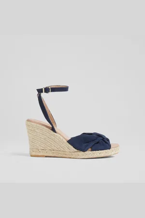 LK Bennett Angela Suede Espadrille Sandals