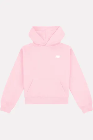 New Balance Small Piger Brush Back Logo Hættetrøje7 - 8 år (122 - 128cm)