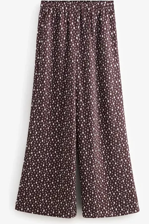 Next Rynket Satin Polka Dot Wide Bukser42 L