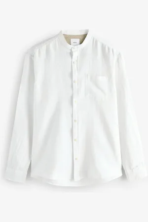 Next Cotton Linen Blend Long Sleeve ShirtXL