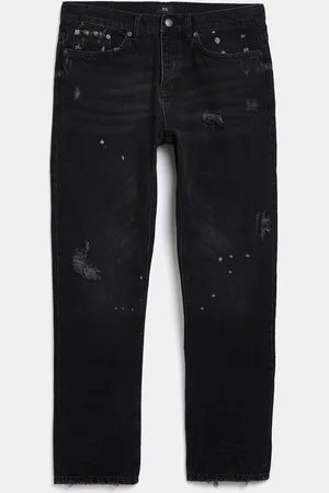 River Island Washed Sort Slim Autentiske Jeans34B x 31L (UK 34 R)