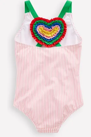 Boden Brodie Appliqué Back Swimsuit10 - 11 år (140 - 146cm)