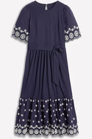 Boden Isabel Broderie Mix Maxi Dress36