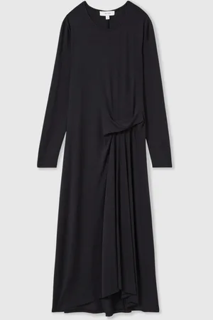 Reiss Ivy Jersey Draped Midi Dress34