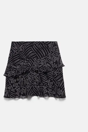 mint&berry Spot Print Mini Skirt42