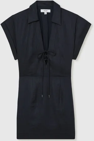 Reiss Gwen Tie Front Beach Cover-Up Dress40
