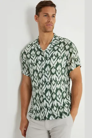Threadbare Printed Revere Collar Kortærmet SkjorterX-Large