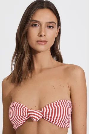 Fella Swim Reiss Hunter FELLA Bandeau Knot Bikini TopS
