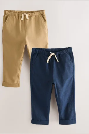 Next Hør Blend Bukser 2 -pakke (3måneder-7år)104110cm